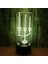 Justup 3D Mum Stereo Gece Işık LED Işık Optik Illusion Lamba Ev Dekorasyonu Için 7 Renk Değişen Doğum Günü Yılbaşı Hediyeleri (Stil 13) (Yurt Dışından) 1
