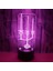 Justup 3D Mum Stereo Gece Işık LED Işık Optik Illusion Lamba Ev Dekorasyonu Için 7 Renk Değişen Doğum Günü Yılbaşı Hediyeleri (Stil 13) (Yurt Dışından) 3