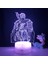 Justup Anime Berserk Guts Anime 3D Illusion Gece; Ht Lamba Ev Odası Dekor Akrilik LED Işık; Ht Noel Hediyesi Lambalar Uzaktan Kumanda ile 16 Renk (Desen B) (Yurt Dışından) 1