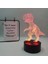 Justup Dinozor Serisi Gece Işık Ht 16 Renk 3D LED Illusion Lamba Uzaktan Kumandalı Oyuncaklar Çocuk Ev Dekorasyon Işık - Dinozor O(Siyah Koltuk) (Yurt Dışından) 1