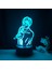 Justup Magic Academy Harry Potter Gece Lambası Ht 3D LED Illusion Lamba Çocuk Yatak Odası Için Dekoratif Lamba -- Desen N (Siyah Koltuk) (Yurt Dışından) 1