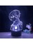 Justup 3D Anime Karakter Gece Işık;ht Illusion Lamba Saldırı Anime LED Işık Uzaktan Kumanda Heykelcik;hts Odası --- B4(Siyah Koltuk) (Yurt Dışından) 1