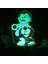 3D Gece Işıkları, Uzaktan Kumandalı ve Rgb Renkli 3D Optik Illüzyon LED Lambalar (Cuma Gecesi Funkin) (Yurt Dışından) 1