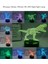 Justup Dinozor Serisi Gece Işık Ht 16 Renk 3D LED Illusion Lamba Uzaktan Kumandalı Oyuncaklar Çocuk Ev Dekorasyon Işık - Dinozor H (Siyah Koltuk) (Yurt Dışından) 4