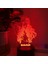Justup 3D LED Gece Işık Amerikan Pop Şarkıcısı 3D Illusion Lamba Yatak Odası Dekoratif Işıklar Için --- Siyah Koltuk (Yurt Dışından) 1