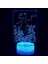 Justup Denizkızı 3D Illusion Lamba Kız Için Denizkızı Lamba Noel Doğum Günü Hediyesi Küçük Denizkızı LED Gece; Ht Işık; Ht 16 Renk Çocuklar Için Değişiyor Erkek Çocuk (Stil G) (Yurt Dışından) 1
