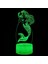 Justup Denizkızı 3D Illusion Lamba Kız Için Denizkızı Lamba Noel Doğum Günü Hediyesi Küçük Denizkızı LED Gece; Ht Işık; Ht 16 Renk Çocuklar Için Değişiyor Erkek Çocuk (Stil E) (Yurt Dışından) 1