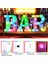 Justup Renkli LED Kayan Yazı Işığı; Uzaktan Işıklı Hts; Işıklı Ht Up Kayan Işaretler Parti Bar Harfleri; Ev Için Hts Süslemeleri --- Çok Renkli R (Yurt Dışından) 3