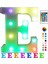 Justup Renkli LED Kayan Yazı Işığı; Uzaktan Işıklı Hts; Işıklı Ht Up Kayan Yazı Işaretleri Parti Bar Harfleri; Ev Için Hts Süslemeleri --- Çok Renkli E (Yurt Dışından) 1