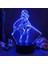 3D Gece Işıkları, Uzaktan Kumandalı ve Rgb Renkli 3D Optik Illüzyon LED Lambalar (Genshin) (Yurt Dışından) 1