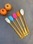 Kitchen Crazy Bambu Saplı 5 Parça Mini Silikon Spatula Kaşık Fırça Seti SHYL654231 1