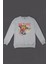 Unisex Sweatshirt No Time To Waste Skate Kaykay Urban Streetwear Baskılı Gri Sweat 1