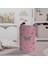 Bebek ve Çocuk Odası Kelebek Desenli Pembe Oyuncak Sepeti 1