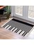 "elegantwoven Koleksiyon Siyah Pamuk-Polyester Kilim - Homesteadart Rugs Çift Taraflı ve Nefes Alabilir Yapıda, 30°c'de Makinede Yıkanabilir, Katlanabilir, Robot Süpürge Uyumlu - Çeşitli Ebatlar" 2