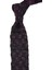 Siyah - Mürdüm Motif Desen Örgü Kravat ÖR8357 1
