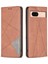 Google Pixel 8A Manyetik Kapanış Pu Deri Telefon Kapağı Kart Yuvaları (Yurt Dışından) 1