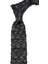 Füme - Gri Motif Desen Örgü Kravat ÖR8362 1