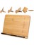 Ahşap Katlanabilir Kitap Okuma Standı - Kitap-Tablet Tutma Standı Bambu-5 Kademeli 2