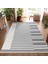 "elegantwoven Koleksiyon Açık Gri Pamuk-Polyester Kilim - Homesteadart Rugs Çift Taraflı ve Nefes Alabilir Yapıda, 30°c'de Makinede Yıkanabilir, Katlanabilir, Robot Süpürge Uyumlu - Çeşitli Ebatlar" 3