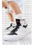 Jordan Access Jumpman Leather Sneaker Hakiki Deri Bilekli Spor Ayakkabı Beyaz Siyah 1