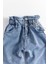 Yüksek Bel Kız Çocuk Kot Pantolon Çocuk Jean 5