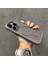 Apple iPhone 15 Pro Kılıf Metal Krom Parlak Renkli Şeffaf 1