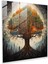 Gondor Cam Baskı Ağacı - Yüzüklerin Efendisi, Modern Sanat, Cam Baskı, Duvar Dekorasyonu, 50X50 1