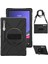 Casestreet Samsung Galaxy Tab S8 Ultra X900 Kılıf Defender Tablet Tank Koruma Standlı Df6 Siyah 3