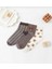 Unisex Teddy Bear Desenli Yarım Kolej 3'lü Set Çorap 1