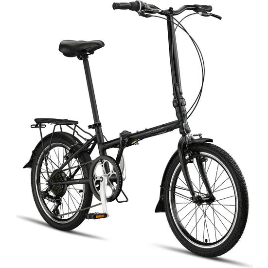 Foldo Katlanır Bisiklet Urbano Ultra 20 Jant - Süper Siyah