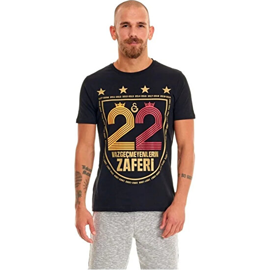 Galatasaray 22 Vazgeçmeyenlerin Zaferi Erkek T-Shirt E191259