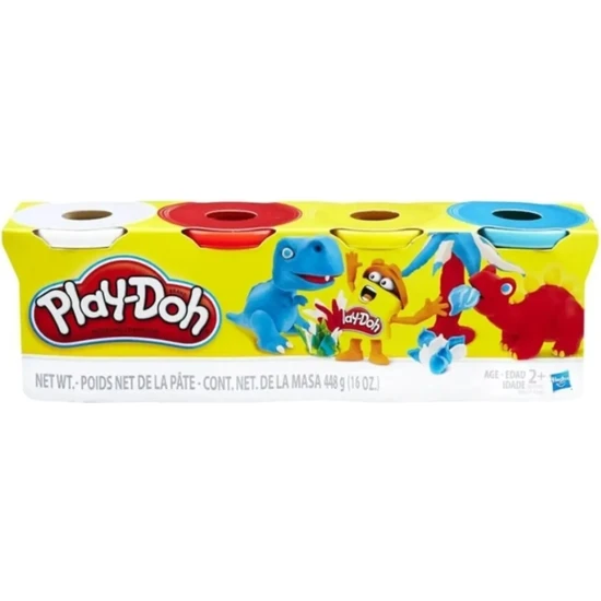 Tüftürük Play-Doh 4'lü Oyun Hamuru