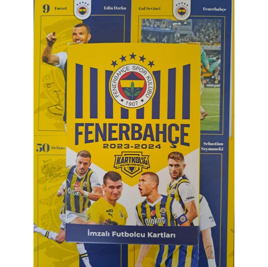 Odyak Fb (Fenerbahçe) 2023-2024 Imzalı Sezon Taraftar Futbolcu Oyuncu Kartları Kartkolig  (26 Adet Kart)