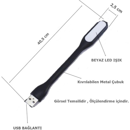 Usb Bağlantılı Dokunmatikli Led Kitap Okuma Masa Lambası Fiyatı