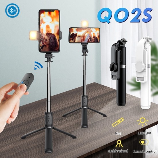 Ganbao Q02 Beyaz Kablosuz Bluetooth Teleskopik Mini Selfie Fiyatı