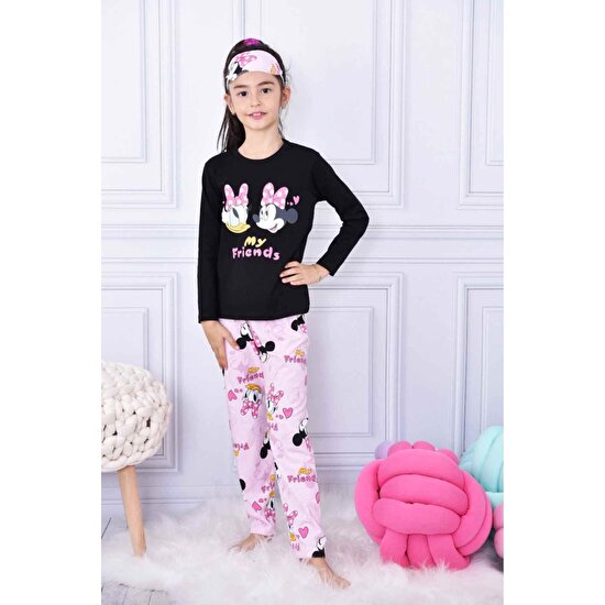 Kugu Kids Minnie Mouse Desen Kız Pijama Takımı