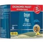 Orzax Ocean Plus Omega3 1200 Mg 100 Soft Jel Kapsül Ekonomik Paket Trigliserid Form