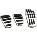 Yıldız Tuning Renault Clio 5 Metal Manuel Pedal Seti 2020-2024 Siyah - Gri Paslanmaz Çelik Özellikli