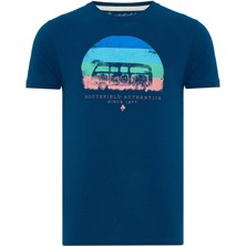 Routefield Trav  Lacivert Erkek T-shirt RFTRAV23-079