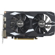 ASUS GEFORCE GTX 1650 DUAL-GTX1650-O4GD6-P-EVO 4GB GDDR6   OC DVI HDMI DP EKRAN KARTI