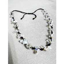 Doğal Taş Dünyası Sertifikalı Opal Doğal Taş Tasarım Kolye