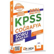 Panem Yayınları 2024 KPSS Genel Kültür Tamamı Çözümlü Coğrafya Soru Bankası