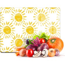 Decovetro Cam Kesme Tahtası Güneş Desenli 30X40 cm