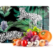 Decovetro Cam Kesme Tahtası Vintage Leopar Desenli 30X40 cm