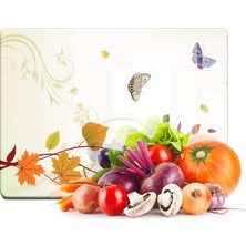 Decovetro Cam Kesme Tahtası Sarmaşık Kelebek Desenli 30X40 cm