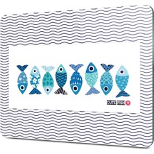 Decovetro Cam Kesme Tahtası Marine Cute Fish 20X30 cm
