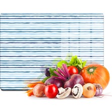 Decovetro Cam Kesme Tahtası Marine Wave Lines 30X40 cm