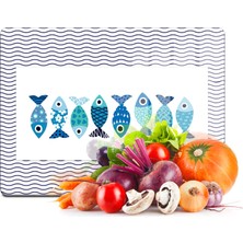 Decovetro Cam Kesme Tahtası Marine Cute Fish 30X40 cm