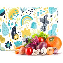 Decovetro Cam Kesme Tahtası Karışık Sonbahar Desenli 20X30 cm