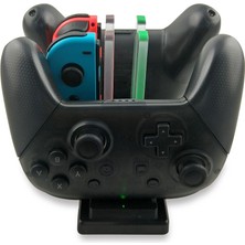 Zljnx Nintendo Anahtarı Joy Con Denetleyici LED C Tipi Şarj Cihazı Nintendo Anahtarı Pro Gamepad Şarj Standı Ns Anahtarı (Yurt Dışından)